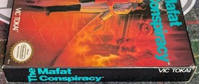 The Mafat Conspiracy 1990 100% Complete Nintendo Game. BEAUTIFUL BOX! NES CIB
