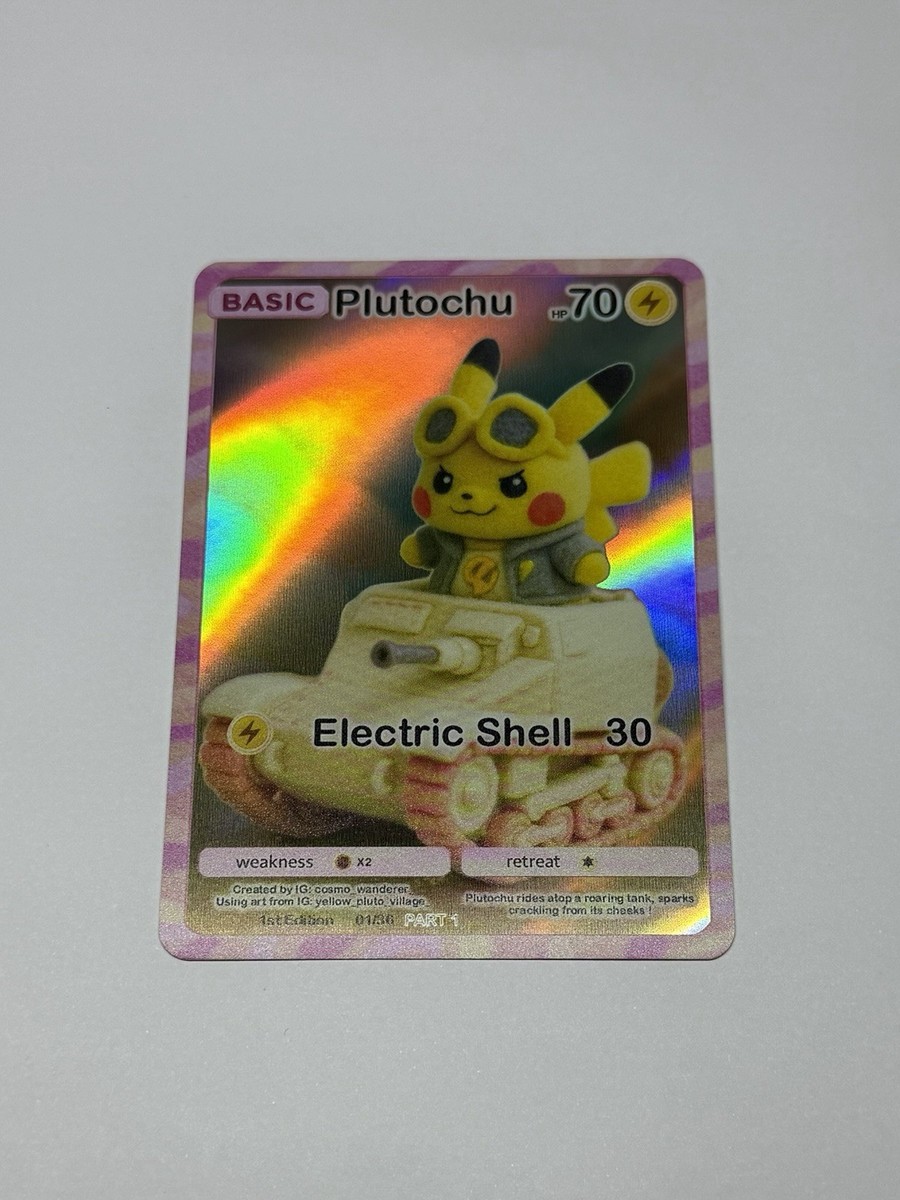Cosmo Wanderer Yellow Pluto Village Plutochu Pikachu Electric