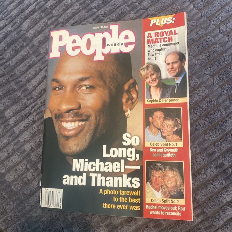 People Weekly Magazine January 25 1999 Michael Jordan Prince Edward Rod Stewart