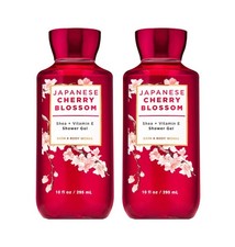 Bath Body Works Japanese Cherry Blossom Shower Gel Gift Sets 10 Oz 2 Pack
