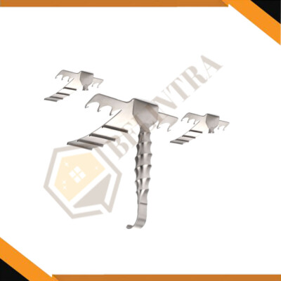Saldanha Solz Stainless Steel Abdominal Retractor 23cm in Length