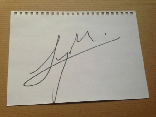 M Television Certified Original Collectable TV Autographs