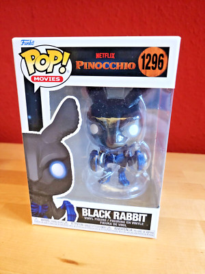 Netflix Pinocchio Black Rabbit Figur #1296 Funko Guillermo del Toro OVP