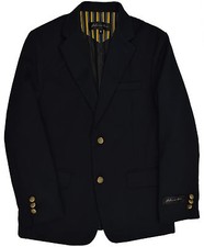 JL30 Johnnie Lene Dress Up Boys' Navy Blazer Jacket Sizes Toddler to Teens