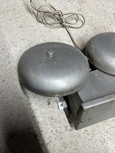 VINTAGE Building Wall Mounted Multi-Purpose Bell Fire Alarm Signal Bell - Picture 3 of 12