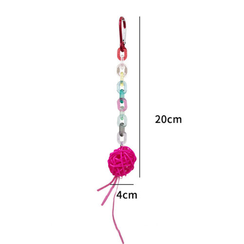 Parrot magasin Chew Strands Parakeet Bite Molar Toys Pet Bird Cage Hangable Chewing Toy