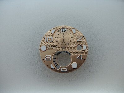 CLERC Hydroscaph GMT 1000 M Zifferblatt, Power Reserve, watch dial