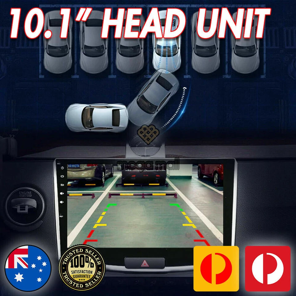 Android Double 2 Din 10.1" Car GPS Player Head Unit Touch Screen Stereo Radio AU - Image 4 of 4