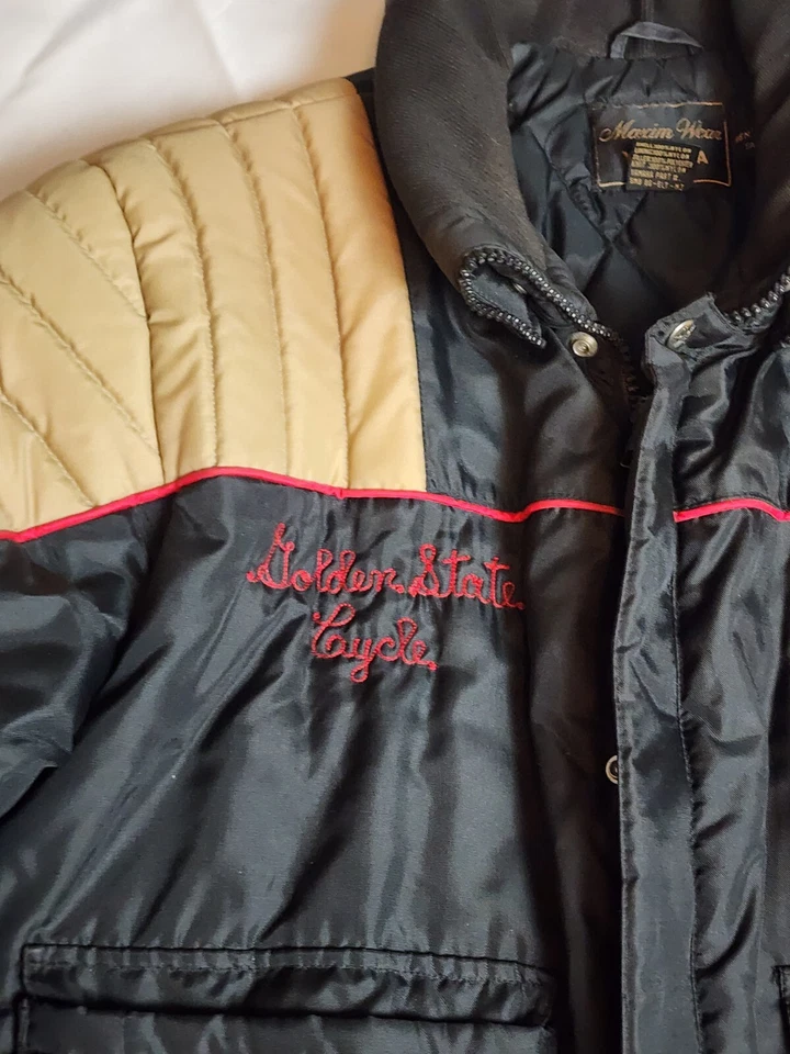 YAMAHA SNOWMOBILE JACKET/COAT Man's Size L Maxim Wear Yamafest Patch - Image 4 of 4