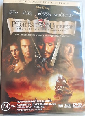 Pirates Of The Caribbean DVD Collector Edition Curse + World End DVD PAL R4