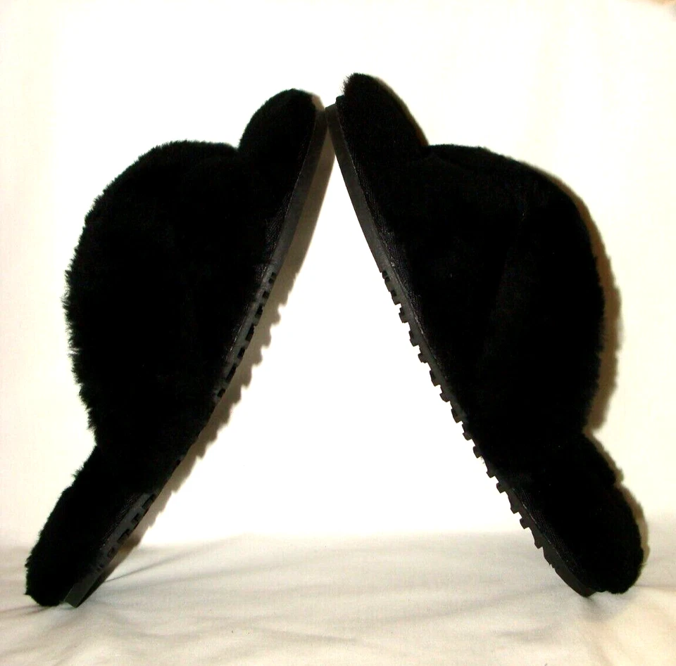 Patricia Green Mt. Hood Genuine Black Shearling Slippers!  Size 10 NWOT!  $89.00 - Image 3 of 4