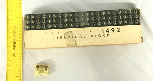 Allen Bradley Terminal Block Tubular Screw W/O Pressure Plate 1492-F2 Box of 50