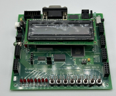 TekBots Microcontroller Kit mega 128.3 with LCD screen Atmel 128 processor