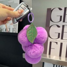 Soft Plush Keyring Pendants Bag Chains Charm Cute Furry Pendant Key Chains Carry