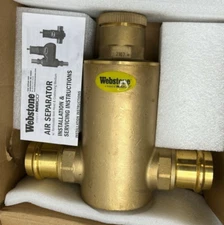 Webstone H-78006 Pro-Connect 1-1/2 inch Press Brass Air Separator 150 psi 250° F