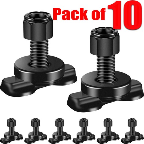 8Pcs L Track Double Stud Lug Tie Down M8 X 60mm With Nylon-Insert