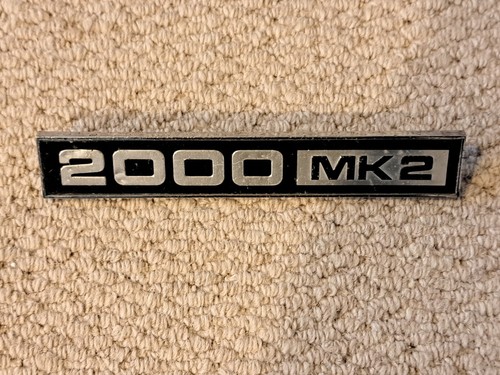 2000 MK2 Exterior Car Badge From A Triumph