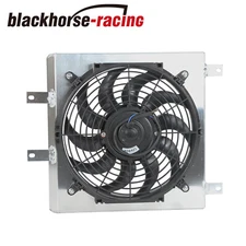 For Radiator 1992-2000 Honda Civic EG EK EX DX Del Sol Aluminum Shroud 12" Fan