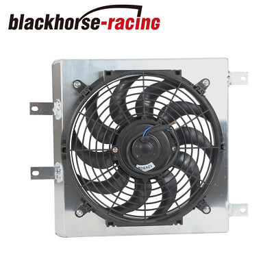 For Radiator 1992-2000 Honda Civic EG EK EX DX Del Sol Aluminum Shroud 12'' Fan