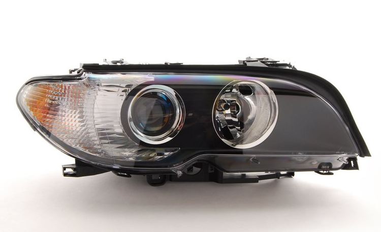 BMW 3 E46 rechter Halogenscheinwerfer LHD 63127165908 7165908 