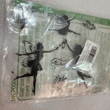 Flower Fairy Clear Stamps for Card Making Butterfly Leaves for DIY Scrapbooking