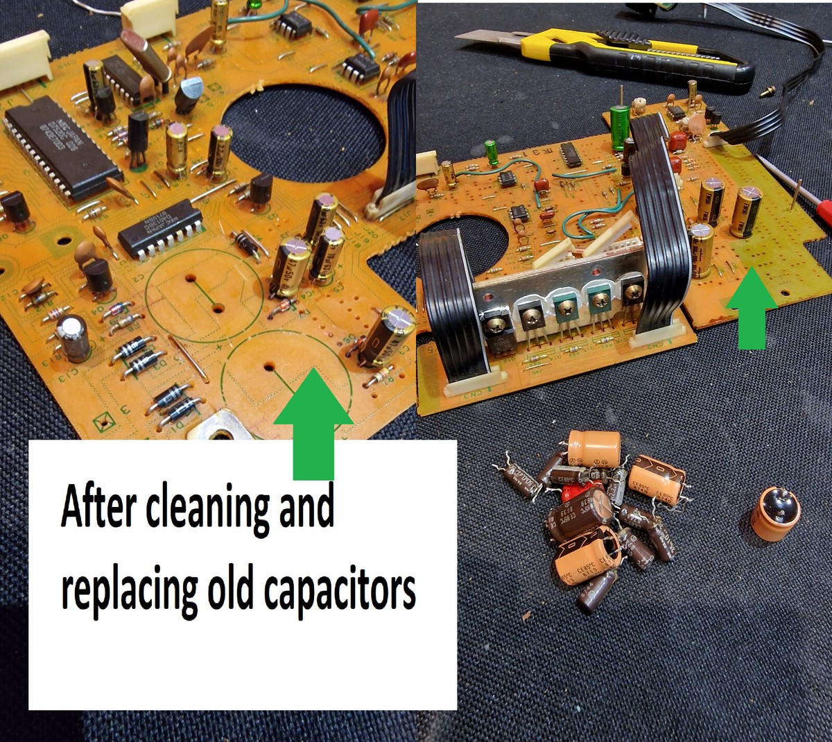 Stereo Amplifier DENON PMA-2000R Repair KIT - all capacitors