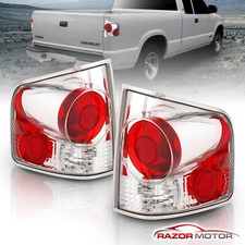For 1994-2004 Chevy S10gmc Sonoma Chrome Rear Brake Tail Lights Pair For 1994-2004 Chevy S10gmc Sonoma Chrome Rear Brake Tail Lights Pair