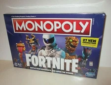 FORTNITE MONOPOLY EDITION BOARD GAME SEALED HASBRO 27 NEW CHARACTERS 2018