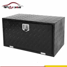 36"x 20"x 20" Heavy Duty Aluminum Stripes Plated Tool Box Underbody Truck Box