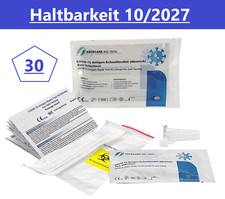 30x Corona Schnelltest Safecare Covid-19 Antigen Nasen Test Omikron MHD 10/2027