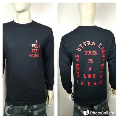 i feel like pablo red long sleeve