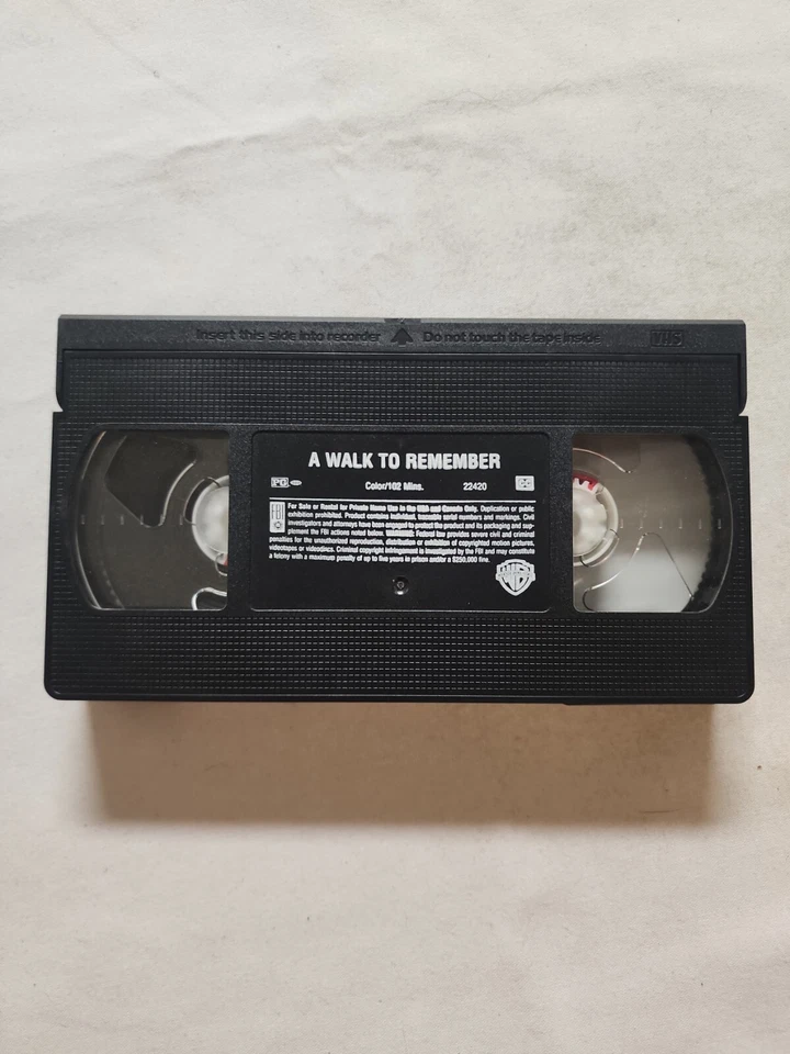 Видеокассета WALK TO REMEMBER, ПОЛНАЯ/ПРОТЕСТИРОВАННАЯ, СМОТРИТЕ ФОТОГРАФИИ (VHS57) - Изображение 3 из 4