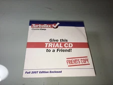 Intuit TurboTax TRIAL 2007 - Trial Edition cd