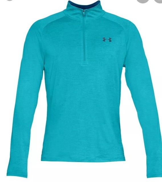 NWT Under Armour UA Tech 1/2 Zip Long Sleeve Mens XXL 1328495 439 eBay