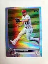 2022 Topps Series 1 Base Rainbow Foil #27 Mike Trout - Angels