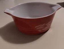 Vintage Pyrex Large casserole dish  #475-B 4” tall orange 2.5 Quart NO LID