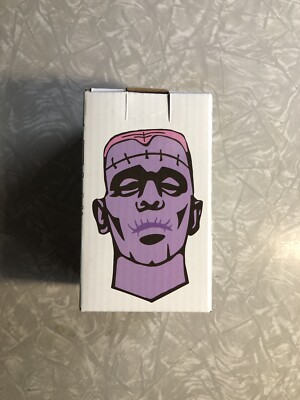 CONTAINED ART FRANKENSTEIN BRAIN PURPLE AIRTIGHT PORCELAIN STORAGE JAR 100mL