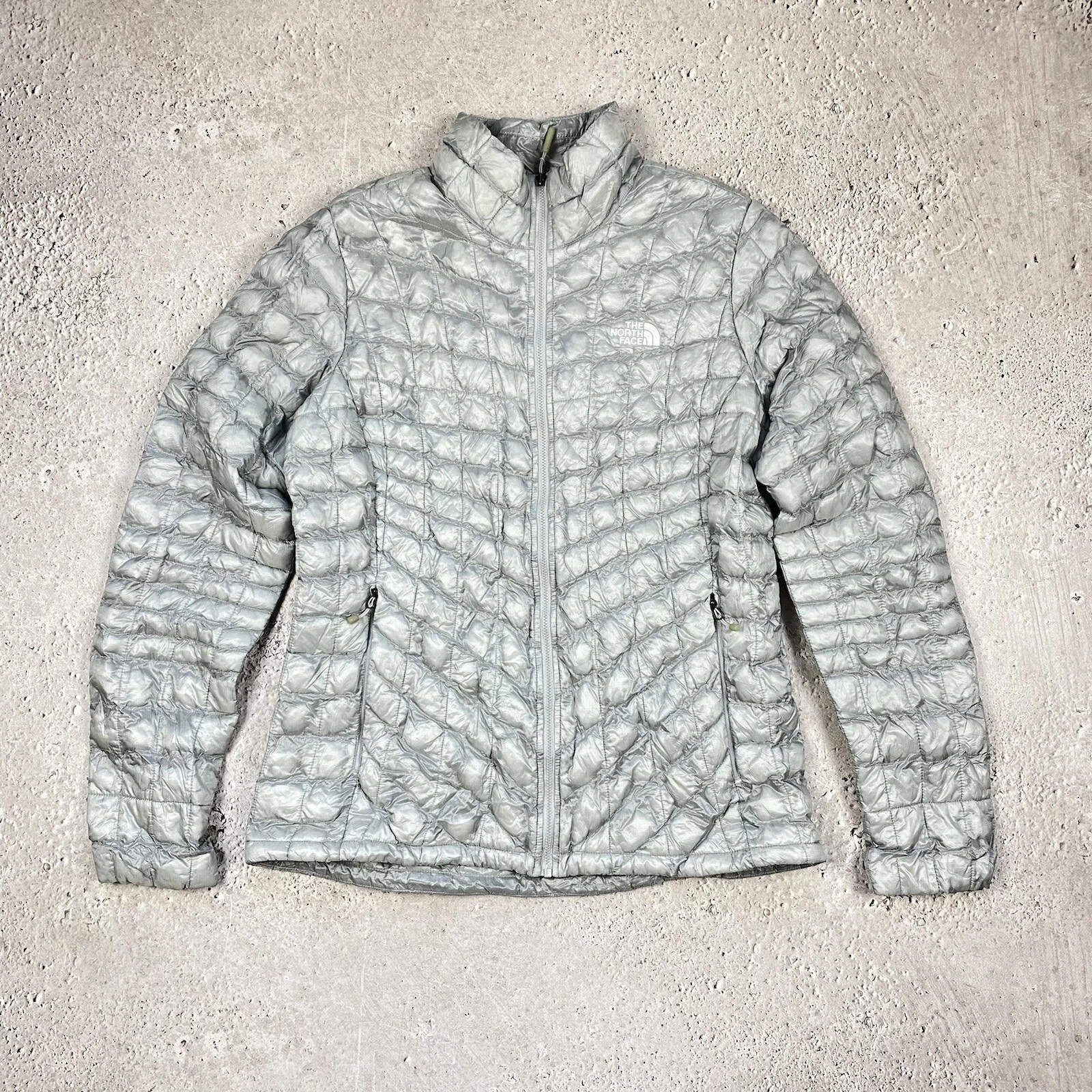 The North Face Thermoball Jacket Womens Gray Size L