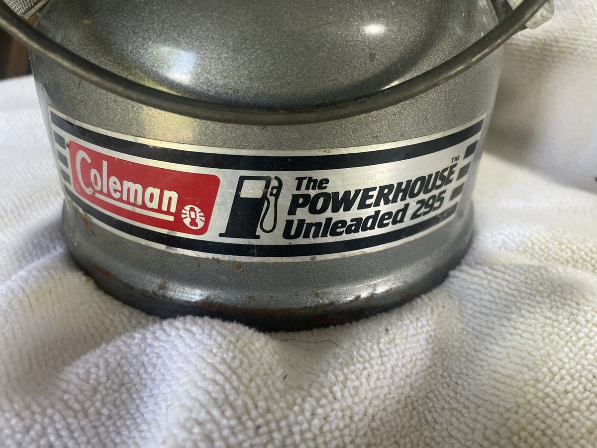 Coleman Lantern The Powerhouse Unleaded 295 Dual Fuel/Mantle Dated