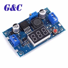 LM2596 DC 4.0-40 to 1.3-37V Adjustable Step-Down Buck Power Module + Voltmeter