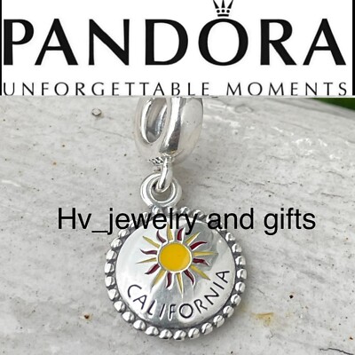 Pandora Authentic California Sunshine Exclusive Dangle Charm