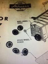 Athearn HO Freight Car Brake Wheels Part 90600 / ATH90600 Pack / NEW Black