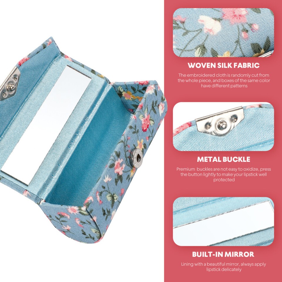 4 Pcs Makeup Organizer Cosmetic Case Travel Lipstick Bag Holders and