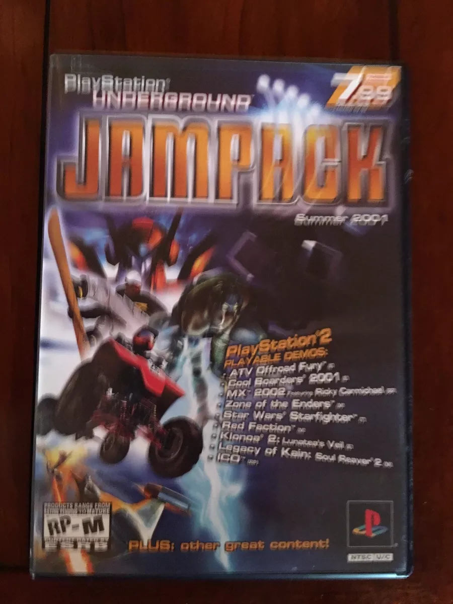 PlayStation Underground Jampack: Summer 2001 (Sony PlayStation 2