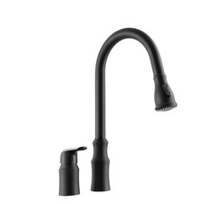 Single Handle Pull down Sprayer Kitchen Faucet with Pull Out Spray Wand, 360 Deg