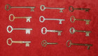 Antique? Original Skeleton Key Lot of 11 & One Odd Shaped ~ Incl. Corbin, Curtis — photo 7
