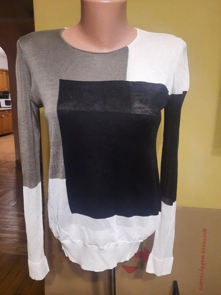 Women Akris Sweater Black Viscose 36 / S / 44