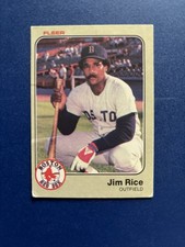 1983 Fleer - Jim Rice #194 Boston Red Sox HOF Free Shipping EX NM