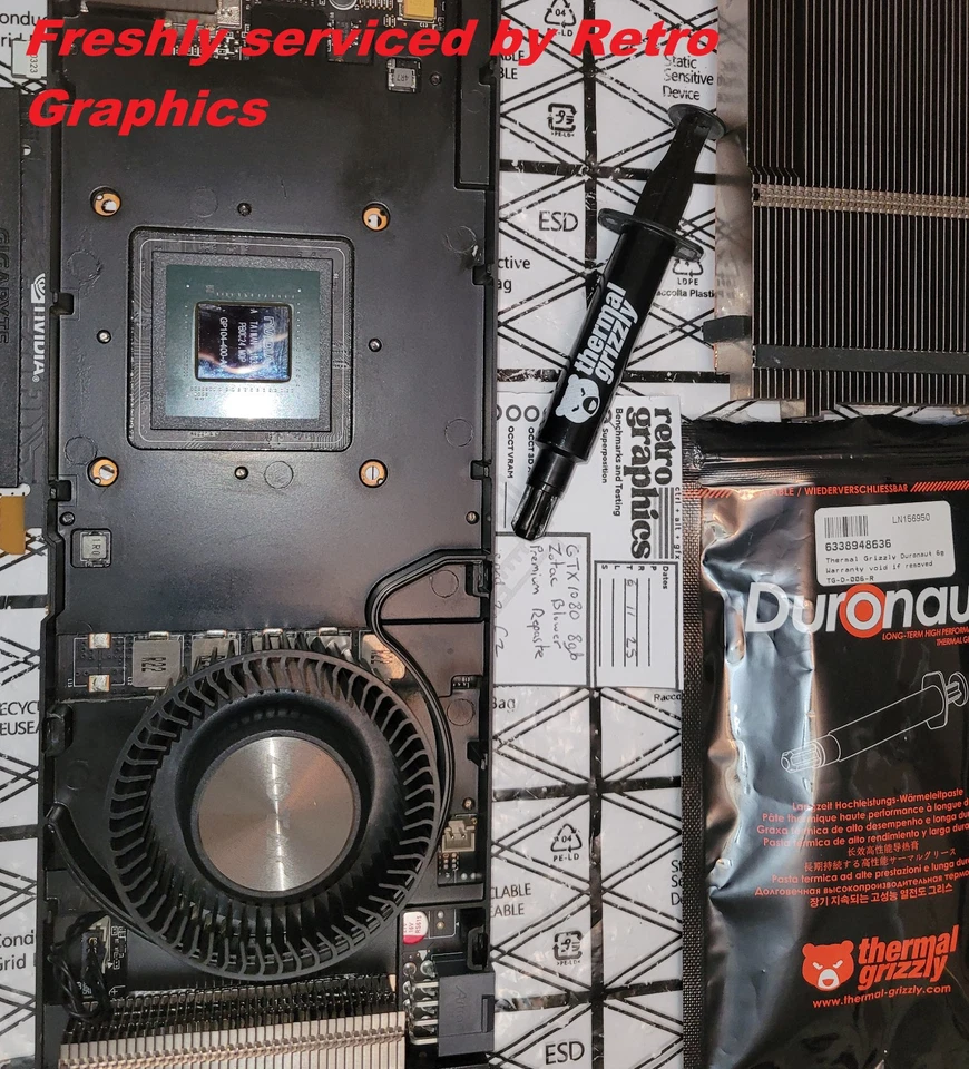 REFURB Nvidia ZOTAC GTX 1080 8gb BLOWER PC Gaming Graphics card Expert Tested - Image 3 of 4