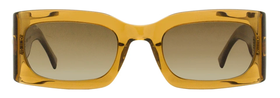 Dsquared2 Hype Rectangular Sunglasses D2 0109/S I7QHA Brown-Beige 52mm - Image 2 of 3